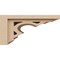 Ekena Millwork 7"W x 14"D x 7"H Wide Sheridan Rough Cedar Woodgrain TimberThane Corbel, Primed Tan CORUR07X14X07SHERCPR - alternate 3